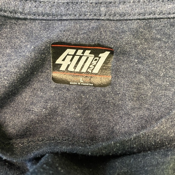 4th & 1 Auburn University Logo T-Shirt (Size:L, Color:Blue/Orange) - Picture 3 of 4